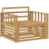 Lauko sofa Kietos akacijos mediena Balta