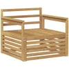 Lauko sofa Kietos akacijos mediena Balta