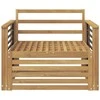 Lauko sofa Kietos akacijos mediena Balta