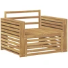 Lauko sofa Kietos akacijos mediena Balta