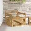 Lauko sofa Kietos akacijos mediena Balta