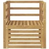 Lauko sofa Kietos akacijos mediena Balta