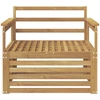 Lauko sofa Kietos akacijos mediena Balta
