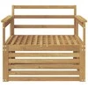 Lauko sofa Kietos akacijos mediena Balta