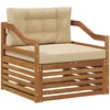Lauko sofa Natūralus ir bežinis