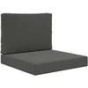 Lauko sofa pagalvėlė 2 pcs Antracitas Poliesteris