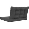 Lauko sofa pagalvėlė Poliesteris Antracito 80 x 68,5 cm