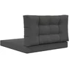 Lauko sofa pagalvėlė Poliesteris Antracito 80 x 80 cm