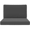 Lauko sofa pagalvėlė 2 pcs Antracitas Poliesteris