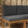 Lauko sofa pagalvėlė 2 pcs Antracitas Poliesteris