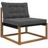 Lauko sofa pagalvėlė Poliesteris Antracito 80 x 68,5 cm