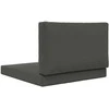 Lauko sofa pagalvėlė Poliesteris Antracito 80 x 80 cm