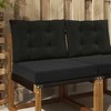 Lauko sofa pagalvėlė 2 pcs Juodas Poliesteris
