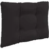 Lauko sofa pagalvėlė 2 pcs Juodas Poliesteris