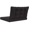 Lauko sofa pagalvėlė Poliesteris Juoda 80 x 68,5 cm