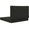 Lauko sofa pagalvėlė Poliesteris Juoda 80 x 80 cm