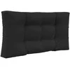 Lauko sofa pagalvėlė 2 pcs Juodas Poliesteris