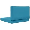 Lauko sofa pagalvėlė Poliesteris Karališka mėlyna 80 x 80 cm