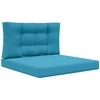 Lauko sofa pagalvėlė 2 pcs Karališka mėlyna Poliesteris