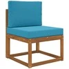 Lauko sofa pagalvėlė 2 pcs Karališka mėlyna Poliesteris