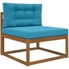 Lauko sofa pagalvėlė 2 pcs Karališka mėlyna Poliesteris