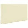Lauko sofa pagalvėlė 2 pcs Kreminė Poliesteris