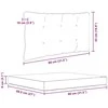 Lauko sofa pagalvėlė 2 pcs Kreminė Poliesteris