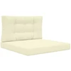 Lauko sofa pagalvėlė Poliesteris Kreminė 80 x 80 cm