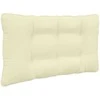 Lauko sofa pagalvėlė 2 pcs Kreminė Poliesteris