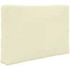 Lauko sofa pagalvėlė 2 pcs Kreminė Poliesteris