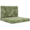 Lauko sofa pagalvėlė 2 pcs Lapų dizainas Poliesteris