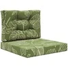 Lauko sofa pagalvėlė 2 pcs Lapų dizainas Poliesteris