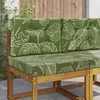 Lauko sofa pagalvėlė 2 pcs Lapų dizainas Poliesteris