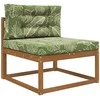Lauko sofa pagalvėlė 2 pcs Lapų dizainas Poliesteris