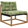 Lauko sofa pagalvėlė 2 pcs Lapų dizainas Poliesteris