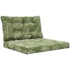 Lauko sofa pagalvėlė 2 pcs Lapų dizainas Poliesteris