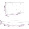 Lauko sofa pagalvėlė Poliesteris Lapų raštas 80 x 80 cm