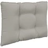 Lauko sofa pagalvėlė 2 pcs Pilka Poliesteris