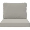 Lauko sofa pagalvėlė 2 pcs Pilka Poliesteris