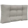 Lauko sofa pagalvėlė 2 pcs Pilka Poliesteris