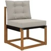 Lauko sofa pagalvėlė 2 pcs Pilka Poliesteris