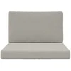Lauko sofa pagalvėlė 2 pcs Pilka Poliesteris