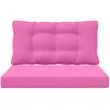 Lauko sofa pagalvėlė 2 pcs Rožinė Poliesteris