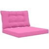 Lauko sofa pagalvėlė 2 pcs Rožinė Poliesteris