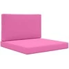 Lauko sofa pagalvėlė 2 pcs Rožinė Poliesteris