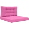 Lauko sofa pagalvėlė 2 pcs Rožinė Poliesteris