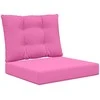 Lauko sofa pagalvėlė 2 pcs Rožinė Poliesteris