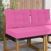 Lauko sofa pagalvėlė Poliesteris Rožinė 60 x 50,5 x 8 cm