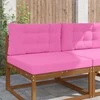 Lauko sofa pagalvėlė 2 pcs Rožinė Poliesteris