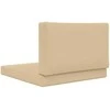Lauko sofa pagalvėlė 2 pcs Smėlio Poliesteris